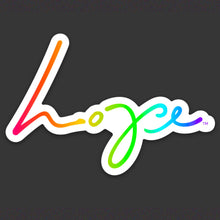 Load image into Gallery viewer, Hope/Love Sticker - Rainbow
