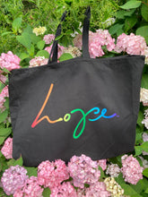 Load image into Gallery viewer, Hope/Love Tote - Black