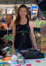 Load image into Gallery viewer, black tank with logo