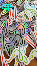Load image into Gallery viewer, Hope/Love Sticker - Holographic
